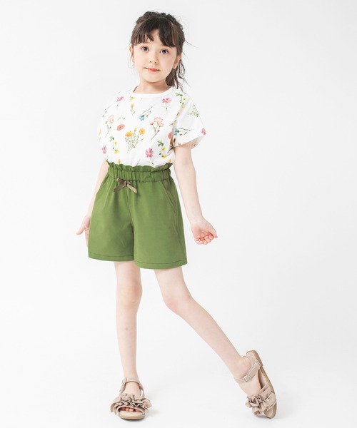 BRANSHES（ブランシェス）の「花柄半袖Tシャツ（Tシャツ/カットソー・キッズ・ピンク/オフホワイト・120/110/100/140/90/130/150）」の8枚目の写真