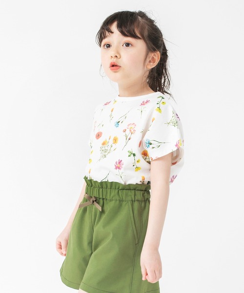 BRANSHES（ブランシェス）の「花柄半袖Tシャツ（Tシャツ/カットソー・キッズ・ピンク/オフホワイト・120/110/100/140/90/130/150）」の13枚目の写真