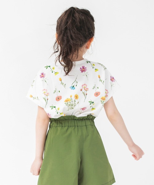 BRANSHES（ブランシェス）の「花柄半袖Tシャツ（Tシャツ/カットソー・キッズ・ピンク/オフホワイト・120/110/100/140/90/130/150）」の15枚目の写真