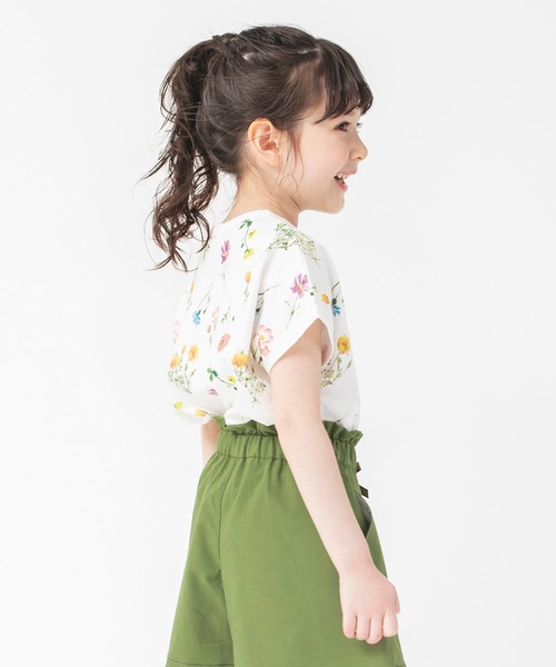 BRANSHES（ブランシェス）の「花柄半袖Tシャツ（Tシャツ/カットソー・キッズ・ピンク/オフホワイト・120/110/100/140/90/130/150）」の14枚目の写真