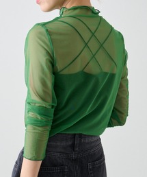 COLONY 2139 | 【5色展開！】シアーネットメロー長袖プルオーバー(Tシャツ/カットソー)