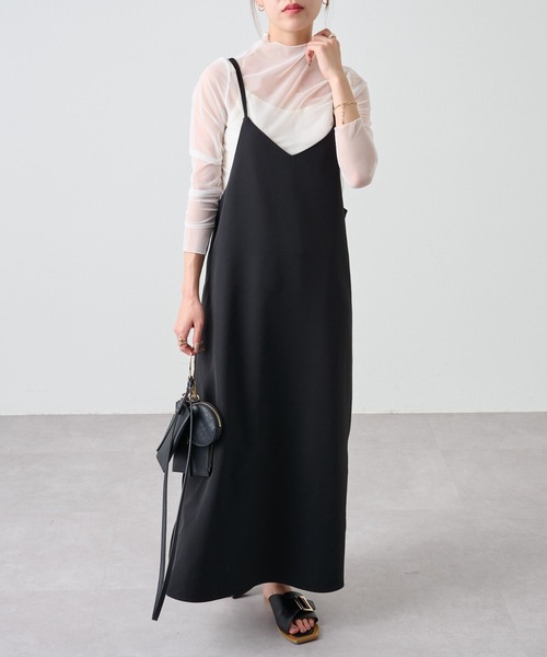 COLONY 2139（コロニートゥーワンスリーナイン）の「【5色展開！】シアーネットメロー長袖プルオーバー（Tシャツ/カットソー・レディース・ブラック/ピンク/グリーン/オレンジ/オフホワイト・FREE）」の7枚目の写真