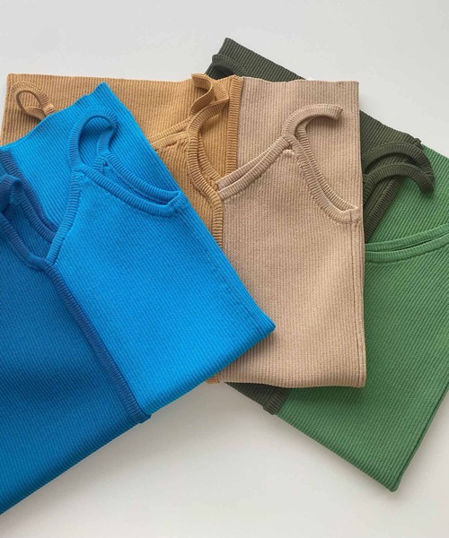 Rady バイカラーリブタンク Anside（アンサイド）の「バイカラーリブタンク（タンクトップ）」 - WEAR