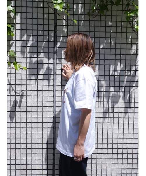 BEAVER(ビーバー)の「Hub PRODUCTS/ハブプロダクツ CAT/DOG TEE(Tシャツ/カットソー・レディース・ホワイト/オートミール・MEDIUM/LARGE/X-LARGE)」の13枚目の写真