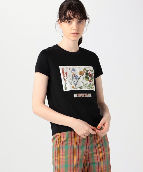 美品　CABaN キャバン　パレルモフラワープリントTシャツ caban（キャバン）の「スビンコットン パレルモフラワープリント