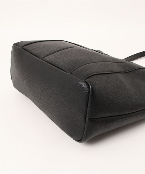 RATTLE TRAP(ラトルトラップ)の「シンセティックレザースクエアトートバッグ(トートバッグ・メンズ・ブラック/ブラック系その他・FREE)」の4枚目の写真