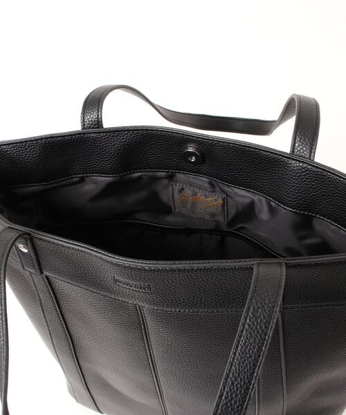 RATTLE TRAP(ラトルトラップ)の「シンセティックレザースクエアトートバッグ(トートバッグ・メンズ・ブラック/ブラック系その他・FREE)」の5枚目の写真