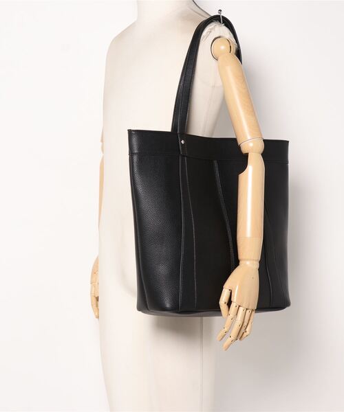 RATTLE TRAP(ラトルトラップ)の「シンセティックレザースクエアトートバッグ(トートバッグ・メンズ・ブラック/ブラック系その他・FREE)」の6枚目の写真