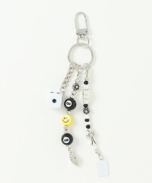 tone(トーン)の「【1004ST】スマイル 8ボール ビーズ キーホルダー (MA)(キーホルダー・レディース・D/B/A/C/E/G/H/J/I・FREE)」の14枚目の写真