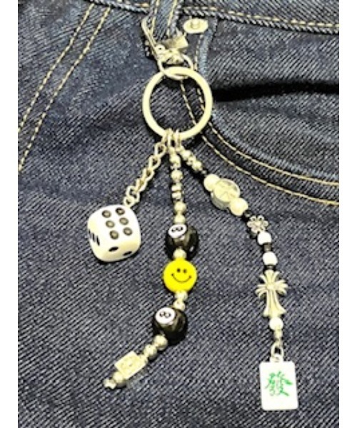 tone(トーン)の「【1004ST】スマイル 8ボール ビーズ キーホルダー (MA)(キーホルダー・レディース・D/B/A/C/E/G/H/J/I・FREE)」の5枚目の写真