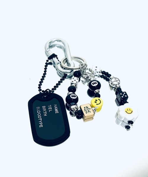 tone(トーン)の「【1004ST】スマイル 8ボール ビーズ キーホルダー (MA)(キーホルダー・レディース・D/B/A/C/E/G/H/J/I・FREE)」の7枚目の写真