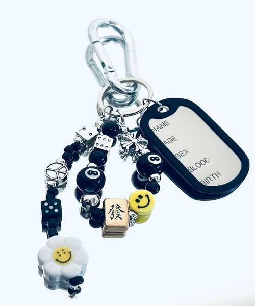 tone(トーン)の「【1004ST】スマイル 8ボール ビーズ キーホルダー (MA)(キーホルダー・レディース・D/B/A/C/E/G/H/J/I・FREE)」の8枚目の写真
