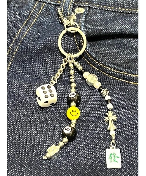 tone(トーン)の「【1004ST】スマイル 8ボール ビーズ キーホルダー (MA)(キーホルダー・レディース・D/B/A/C/E/G/H/J/I・FREE)」の10枚目の写真