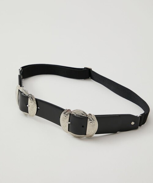 TOGA PULLA（トーガ　プルラ）の「【TOGA PULLA(トーガプルラ)】ダブルバックルコンチョベルト TP22-AH220（ベルト・レディース・ブラック・FREE）」の10枚目の写真