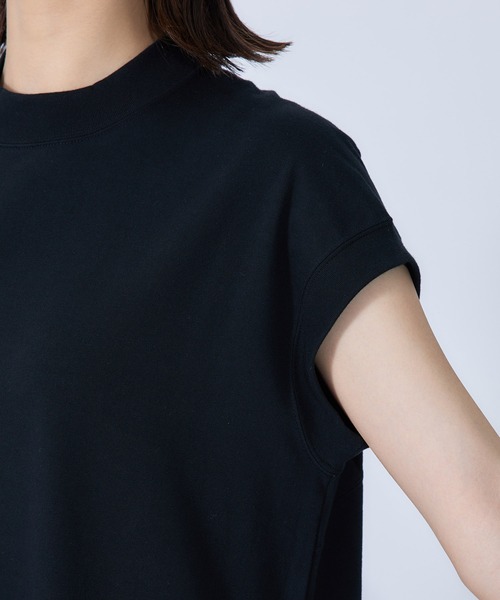 ROPE'（ロペ）の「リサイクルコットンジャージーキャップスリーブワンピース（ワンピース・レディース・ブラック/ブラウン・38）」の18枚目の写真