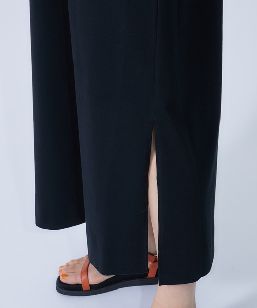 ROPE'（ロペ）の「リサイクルコットンジャージーキャップスリーブワンピース（ワンピース・レディース・ブラック/ブラウン・38）」の15枚目の写真