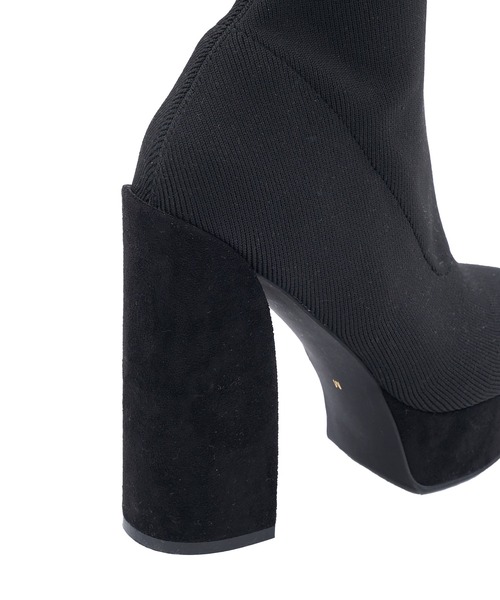 SPIRALGIRL（スパイラルガール）の「【丈が選べる SHORT】美脚ニーハイブーツ（ブーツ・レディース・ブラック・SMALL/MEDIUM/LARGE）」の12枚目の写真