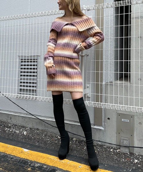 SPIRALGIRL（スパイラルガール）の「【丈が選べる SHORT】美脚ニーハイブーツ（ブーツ・レディース・ブラック・SMALL/MEDIUM/LARGE）」の14枚目の写真