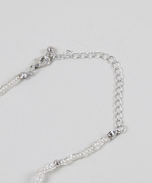 SPINNS（スピンズ）の「4リボンビーズネックレス（ネックレス・レディース・クリア/シルバー/ブラック系その他/A・ONESIZE）」の13枚目の写真