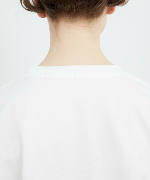 FRAPBOIS（フラボア）の「マッシュルームT（Tシャツ/カットソー・レディース・ホワイト/ネイビー・1/2）」の9枚目の写真