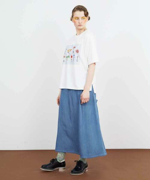 FRAPBOIS（フラボア）の「マッシュルームT（Tシャツ/カットソー・レディース・ホワイト/ネイビー・1/2）」の17枚目の写真