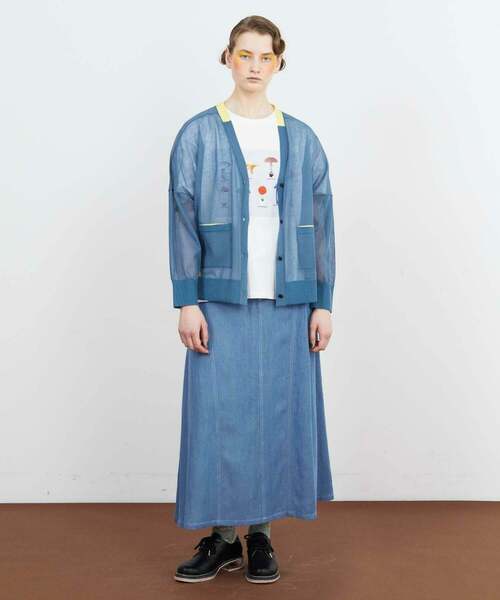 FRAPBOIS（フラボア）の「マッシュルームT（Tシャツ/カットソー・レディース・ホワイト/ネイビー・1/2）」の20枚目の写真