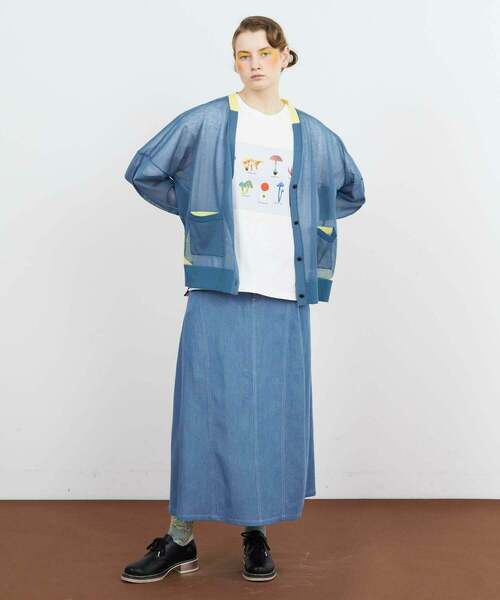 FRAPBOIS（フラボア）の「マッシュルームT（Tシャツ/カットソー・レディース・ホワイト/ネイビー・1/2）」の21枚目の写真