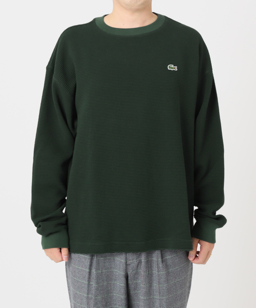 セール】【LACOSTE / ラコステ】別注 オーバーサイズ ヘビーピケ L/S T