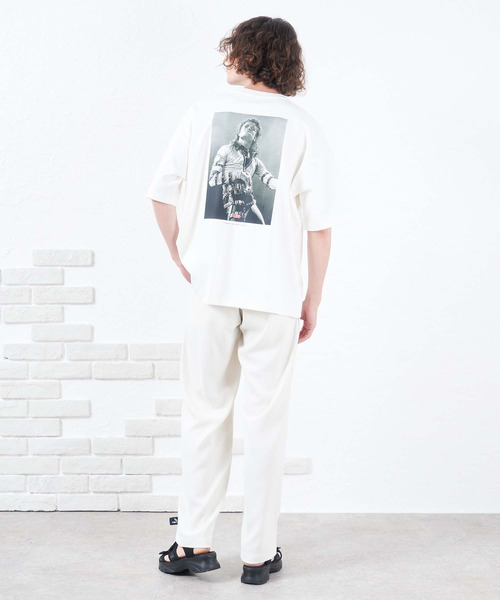 NIDO（ニド）の「NIDO×LIFE ビッグ半袖Ｔシャツ（Tシャツ/カットソー・メンズ・ブラック/ホワイト系1/ホワイト系2・FREE）」の16枚目の写真