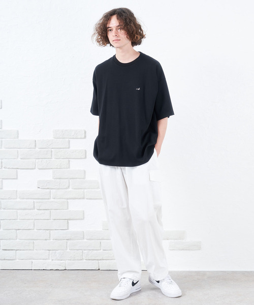 NIDO（ニド）の「NIDO×LIFE ビッグ半袖Ｔシャツ（Tシャツ/カットソー・メンズ・ブラック/ホワイト系1/ホワイト系2・FREE）」の14枚目の写真
