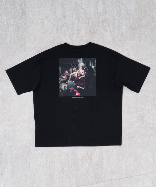 NIDO（ニド）の「NIDO×LIFE ビッグ半袖Ｔシャツ（Tシャツ/カットソー・メンズ・ブラック/ホワイト系1/ホワイト系2・FREE）」の11枚目の写真