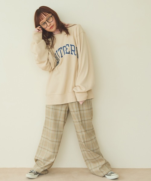 Crisp（クリスプ）の「センタープレスパンツ（チノパンツ・レディース・ベージュ/ブラウン/アイボリー・FREE）」の15枚目の写真