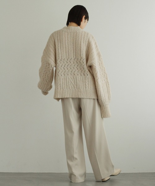 Crisp（クリスプ）の「センタープレスパンツ（チノパンツ・レディース・ベージュ/ブラウン/アイボリー・FREE）」の12枚目の写真