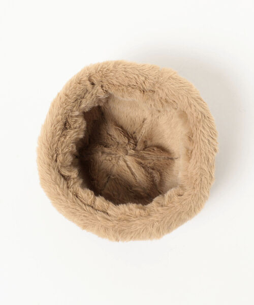 Ray BEAMS(レイビームス)の「Ray BEAMS / ロール コーデュロイ ワッチキャップ(キャップ・レディース・ブラック/ベージュ・ONE SIZE)」の12枚目の写真