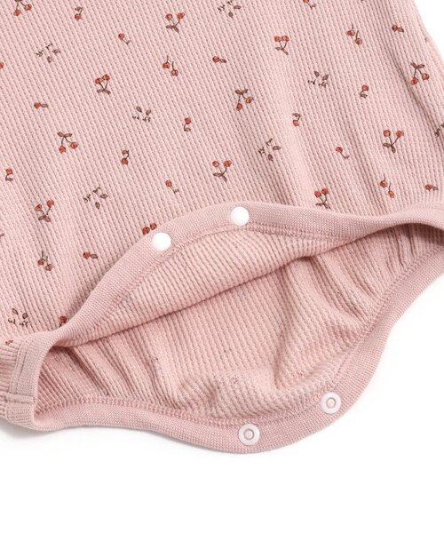 apres les cours（アプレレクール）の「WEB限定 ワッフル ボディースーツ（肌着・キッズ・オフホワイト/ピンク/ミント/ラベンダー/その他3/キナリ・80/70）」の16枚目の写真