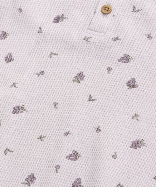 apres les cours（アプレレクール）の「WEB限定 ワッフル ボディースーツ（肌着・キッズ・オフホワイト/ピンク/ミント/ラベンダー/その他3/キナリ・80/70）」の19枚目の写真