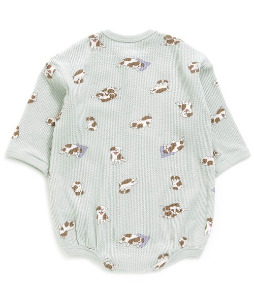 apres les cours（アプレレクール）の「WEB限定 ワッフル ボディースーツ（肌着・キッズ・オフホワイト/ピンク/ミント/ラベンダー/その他3/キナリ・80/70）」の10枚目の写真