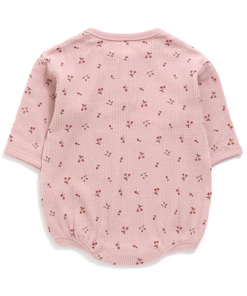 apres les cours（アプレレクール）の「WEB限定 ワッフル ボディースーツ（肌着・キッズ・オフホワイト/ピンク/ミント/ラベンダー/その他3/キナリ・80/70）」の12枚目の写真