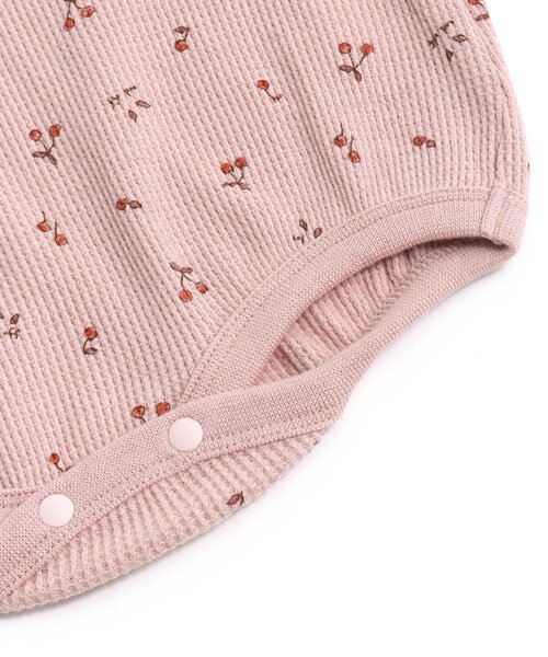 apres les cours（アプレレクール）の「WEB限定 ワッフル ボディースーツ（肌着・キッズ・オフホワイト/ピンク/ミント/ラベンダー/その他3/キナリ・80/70）」の15枚目の写真