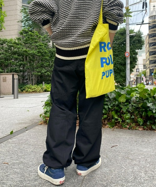 CPCM(シーピーシーエム)の「裾ドロストワークパンツ(カーゴパンツ・レディース・ブラック/オフホワイト/カーキ・FREE)」の13枚目の写真