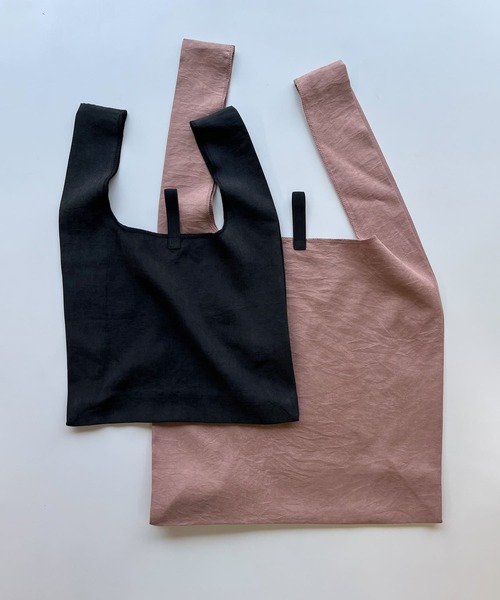 URBAN RESEARCH DOORS（アーバンリサーチドアーズ）の「DOORS LIVING PRODUCT　コンビニバッグ（エコバッグ/サブバッグ・レディース・ブラック/モカ・-）」の5枚目の写真