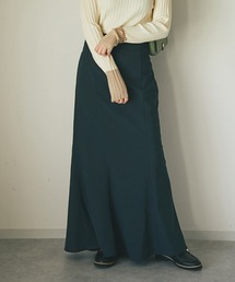 un dix cors（アンディコール）の「女性らしい美シルエット　無地ロングマーメイドスカート（スカート）」