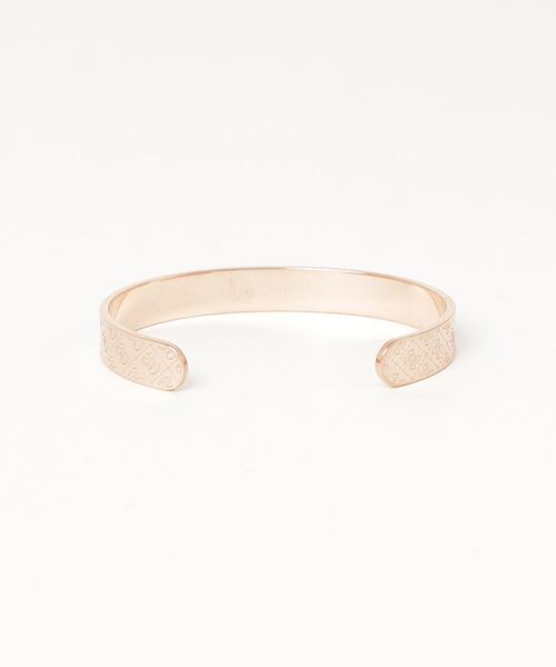 Guess(ゲス)の「GOLDEN HOUR 8mm 4G Pattern Bangle (Rose Gold)(バングル/リストバンド・レディース・ピンクゴールド・SMALL)」の4枚目の写真
