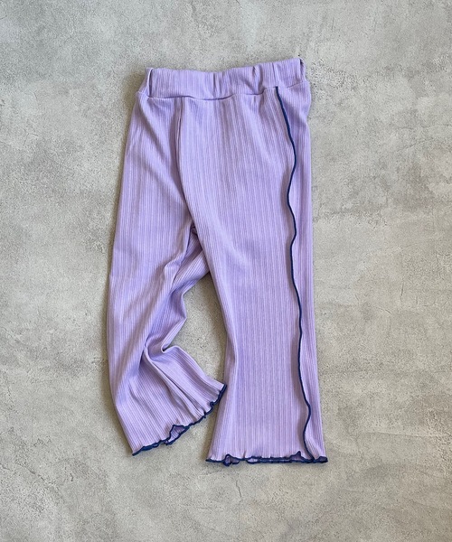 MARKEY'S(マーキーズ)の「【HungryHeart】フレアパンツ(80~130cm)(レギンス/スパッツ・キッズ・ブラック/ベージュ/ブラウン/ラベンダー・90/100/110/120/130/80)」の4枚目の写真
