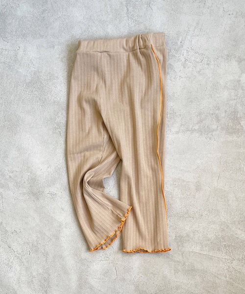 MARKEY'S(マーキーズ)の「【HungryHeart】フレアパンツ(80~130cm)(レギンス/スパッツ・キッズ・ブラック/ベージュ/ブラウン/ラベンダー・90/100/110/120/130/80)」の3枚目の写真