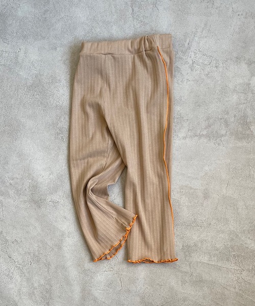 MARKEY'S(マーキーズ)の「【HungryHeart】フレアパンツ(80~130cm)(レギンス/スパッツ・キッズ・ブラック/ベージュ/ブラウン/ラベンダー・90/100/110/120/130/80)」の9枚目の写真