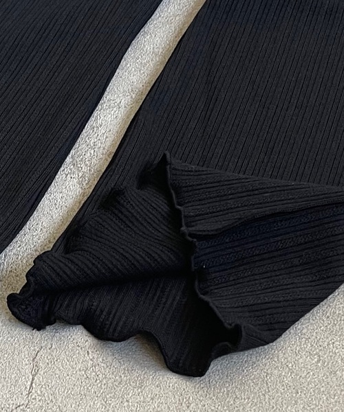 MARKEY'S(マーキーズ)の「【HungryHeart】フレアパンツ(80~130cm)(レギンス/スパッツ・キッズ・ブラック/ベージュ/ブラウン/ラベンダー・90/100/110/120/130/80)」の12枚目の写真