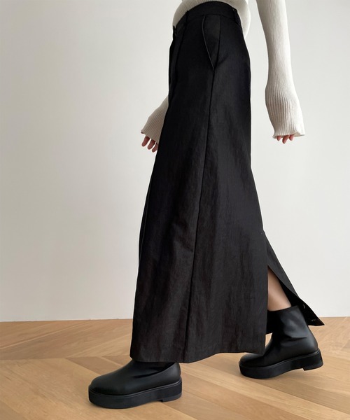 CANAL JEAN（キャナルジーン）の「El mar(エルマール) フェイクレザーバックZIPラウンドブーツ（ブーツ・レディース・ブラック・24/25/24.5/23.5）」の13枚目の写真