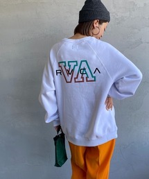 [RVCA/ルーカ] HAMPTON バックロゴプリントクルーネックスウェット