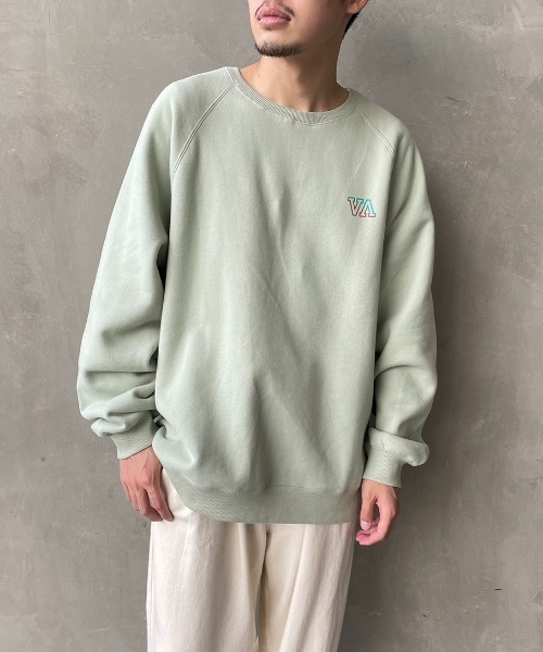 RVCA（ルーカ）の「[RVCA/ルーカ] HAMPTON バックロゴプリントクルーネックスウェット（スウェット・レディース・ホワイト/ブラック/ライトグリーン・S/M/L）」の19枚目の写真